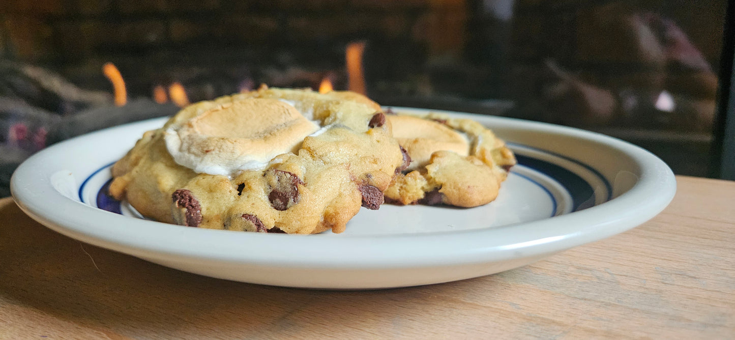 A dozen S'mores Flavored Cookies